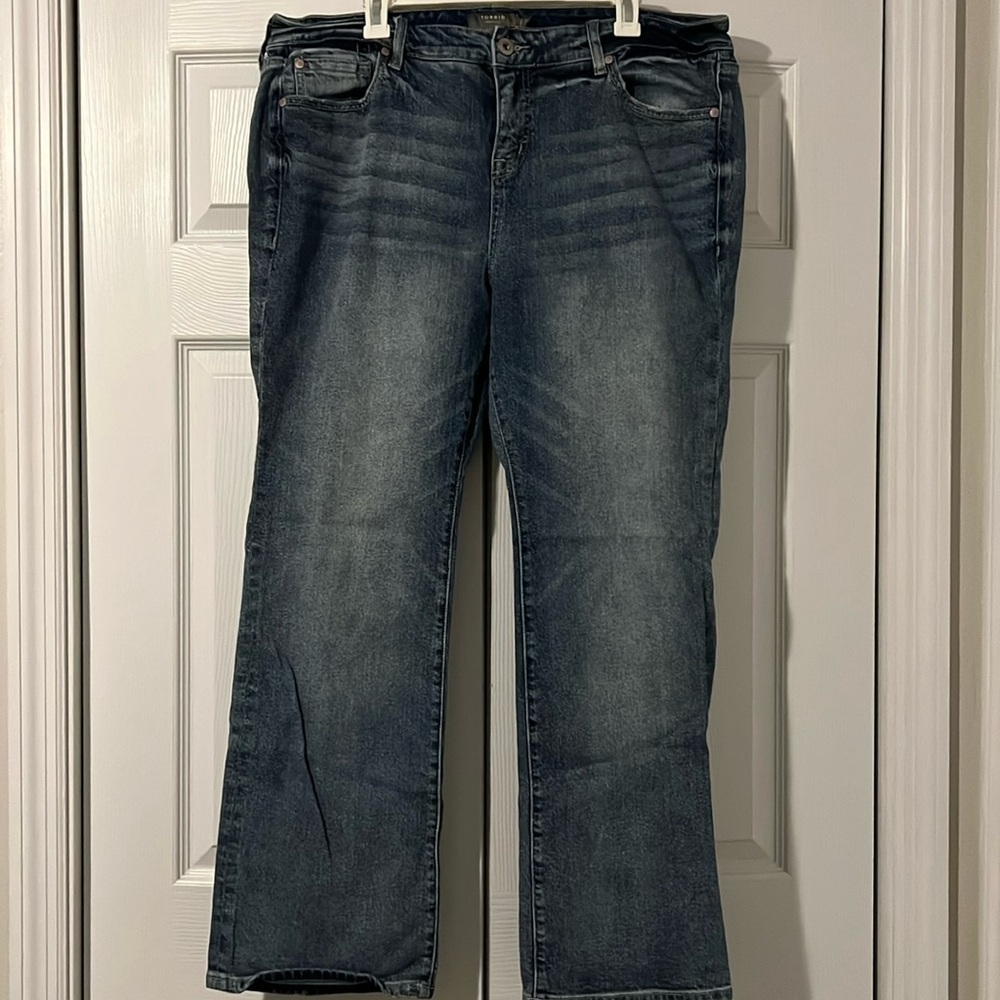 Torrid mid rise slim boot jeans